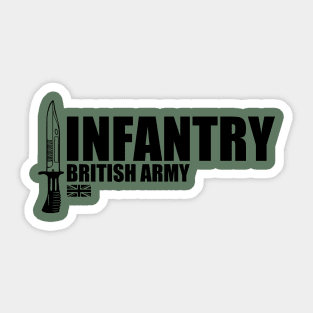 British Army Infantry Sticker